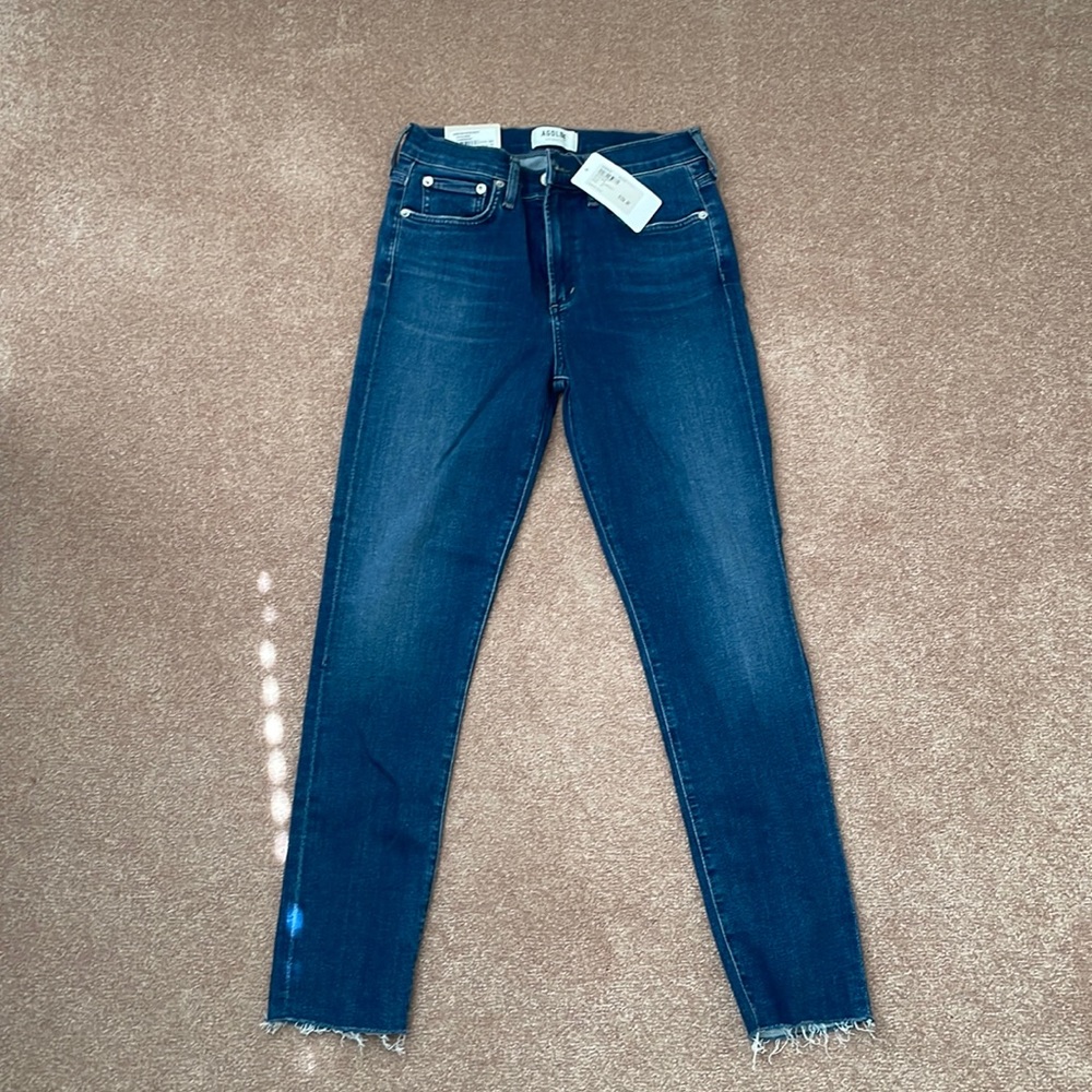 AGolde Sophie Crop Mid Rise Skinny